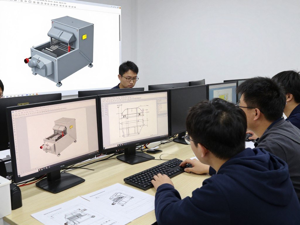 Custom plastic shredder design for specific application requirements