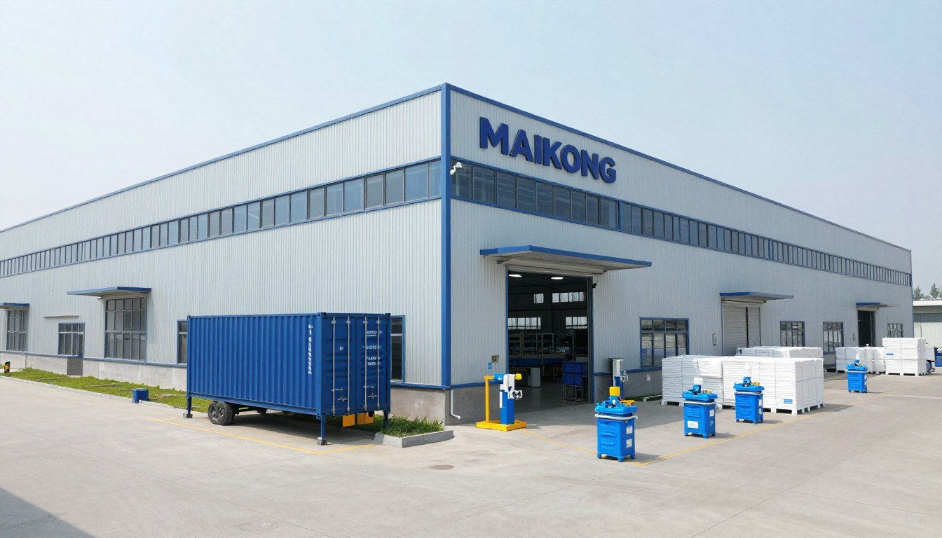 MAIKONG headquarters in SZ, GD with mini plastic shredder kits ready for shipment