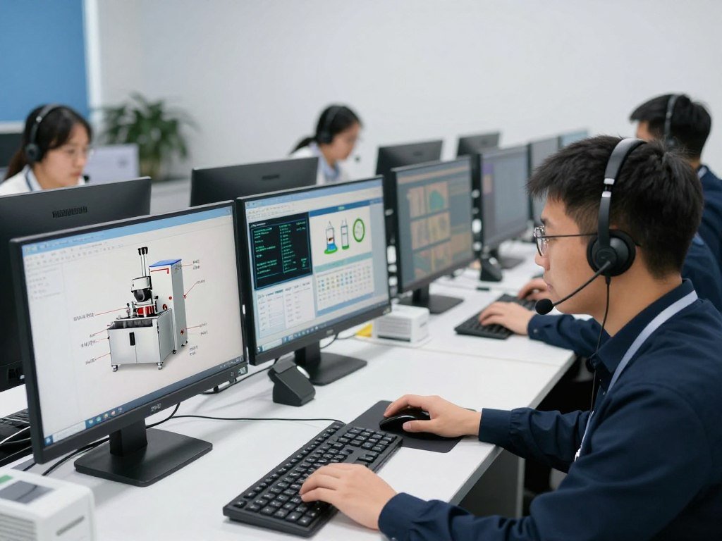 MAIKONG technical support team assisting customers