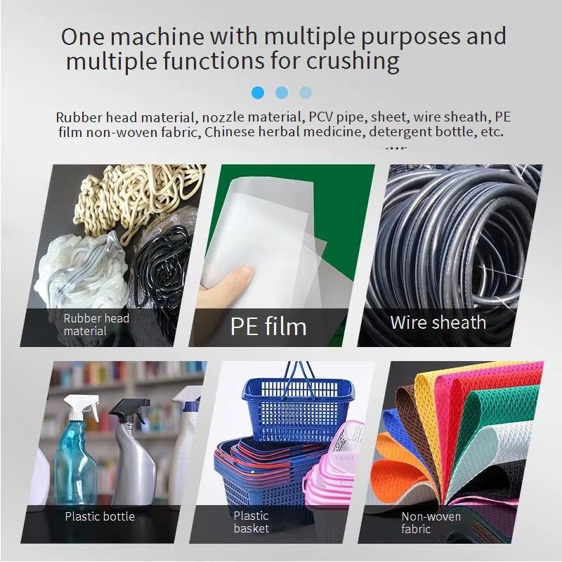 Industrial plastic shredder machine processing difficult-to-shred plastics in Philippine junk shop facility