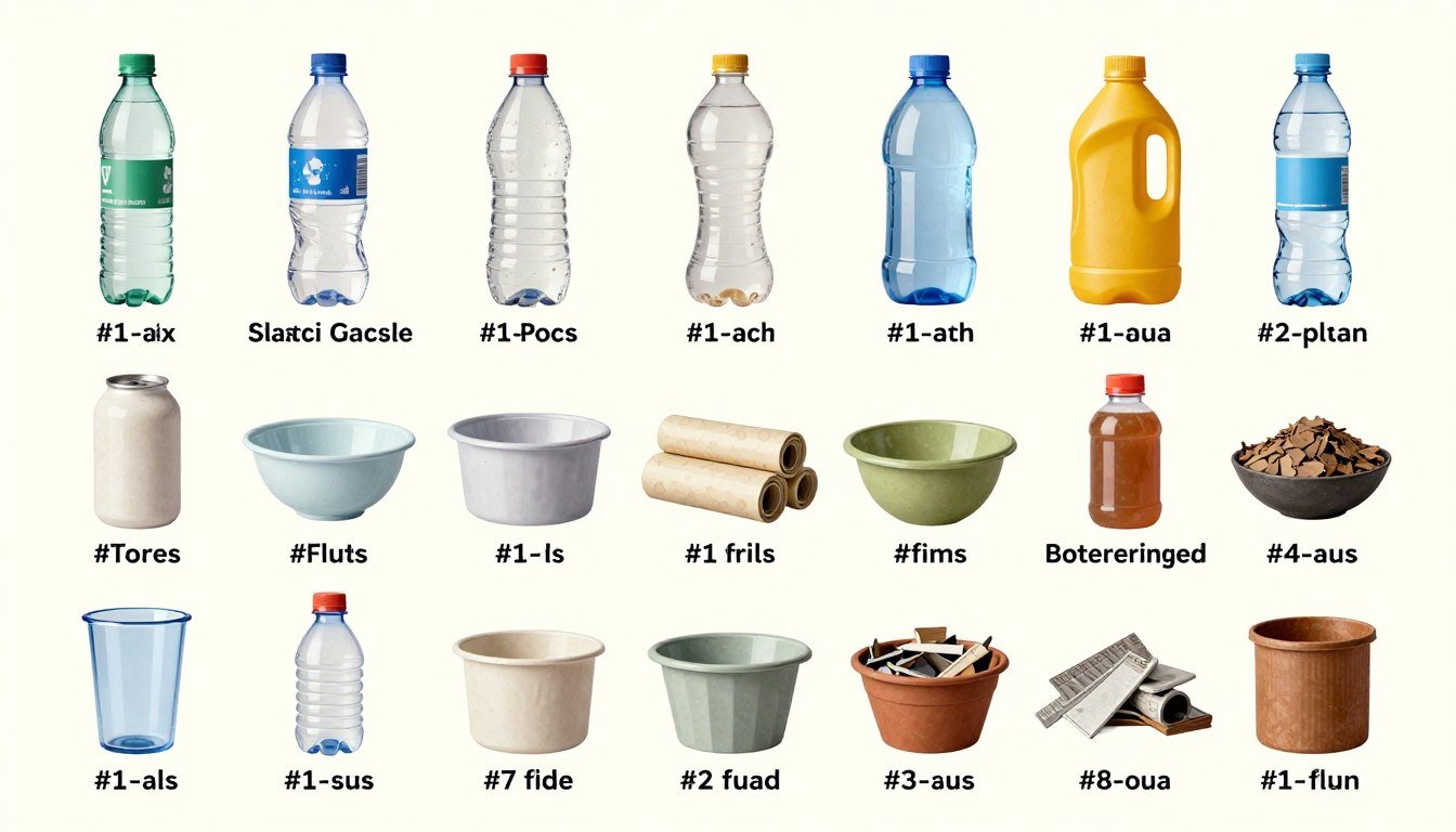 Common plastic waste types found in Philippine recycling streams