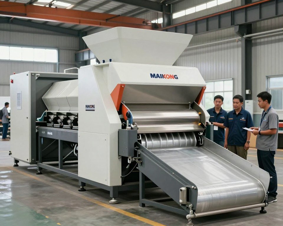 MAIKONG centralized shredding system in operation