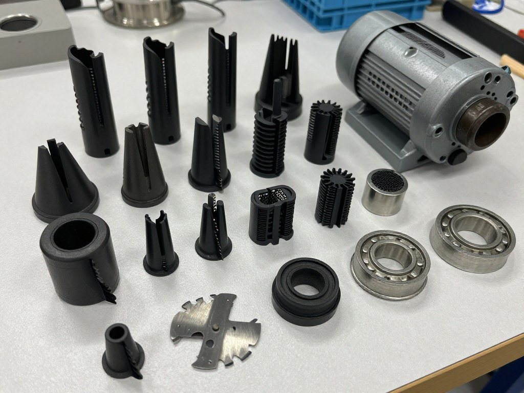 MAIKONG plastic shredder parts including blades, screens and bearings