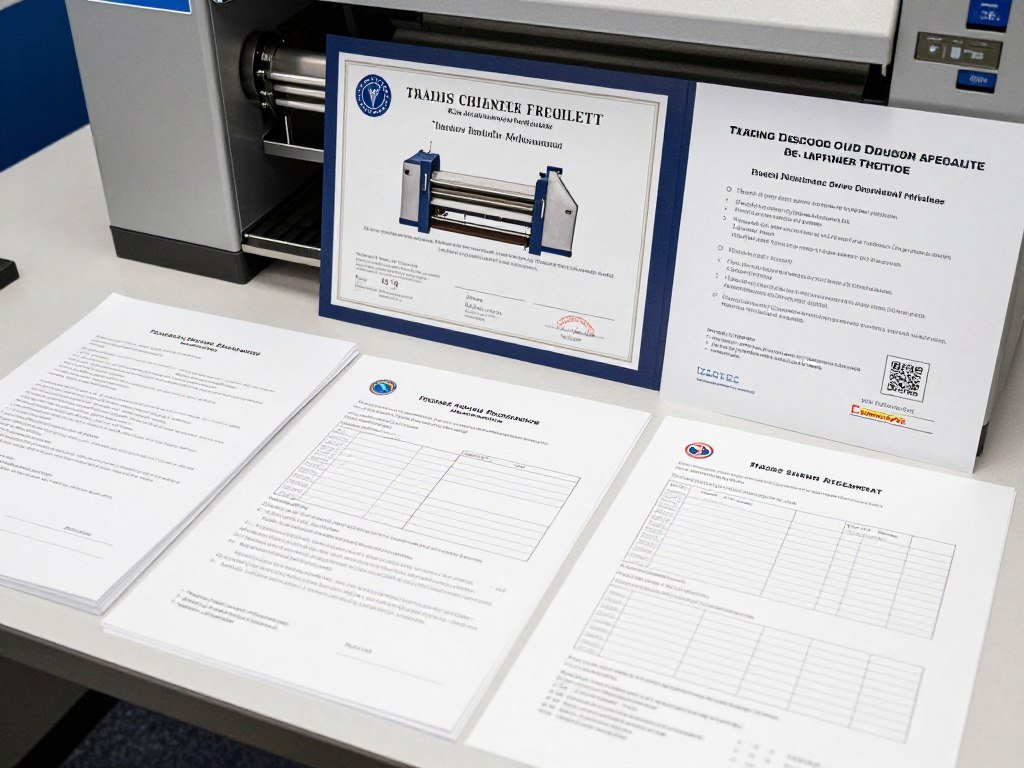 Training documentation and certification for industrial shredder operators