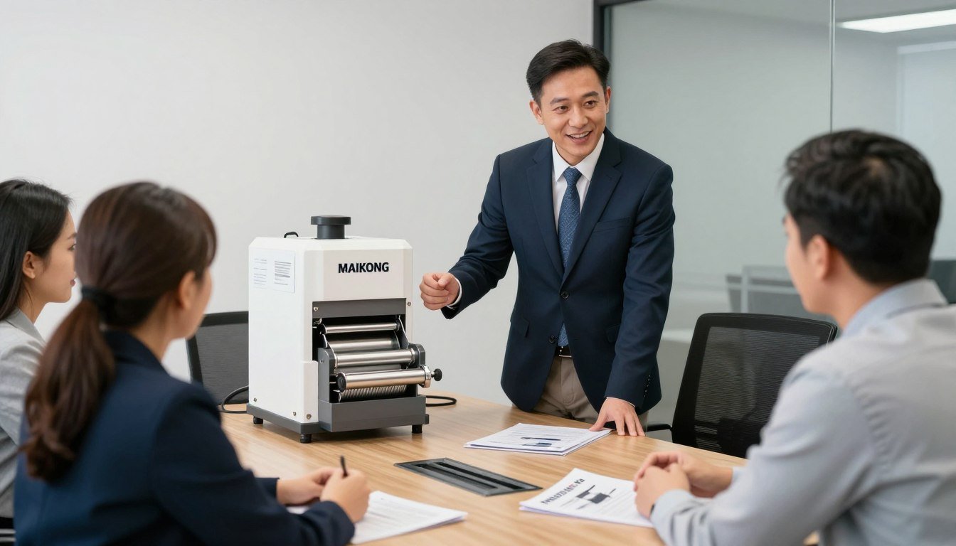 MAIKONG distributor meeting with potential customers in the Philippines