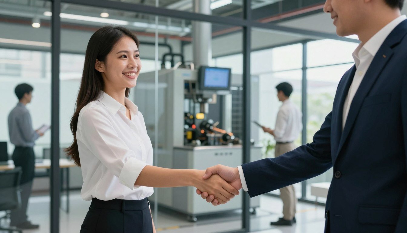 Business partnership handshake representing MAIKONG distributor opportunity in Philippines Business partnership handshake representing MAIKONG distributor opportunity in Philippines