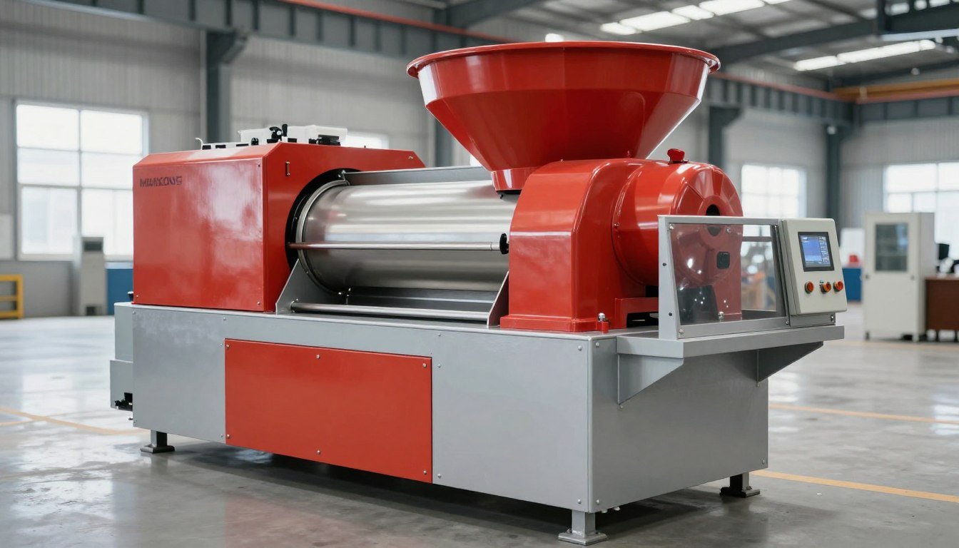 MAIKONG industrial plastic shredder machine in factory setting