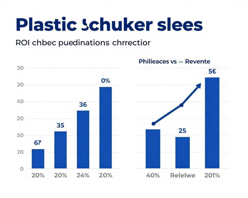 Financial analysis charts showing shredder ROI calculations