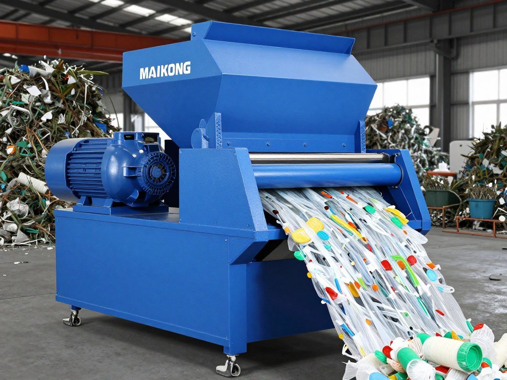 MAIKONG HSH-2000 heavy duty plastic shredder for large plantations MAIKONG HSH-2000 heavy duty plastic shredder for large plantations