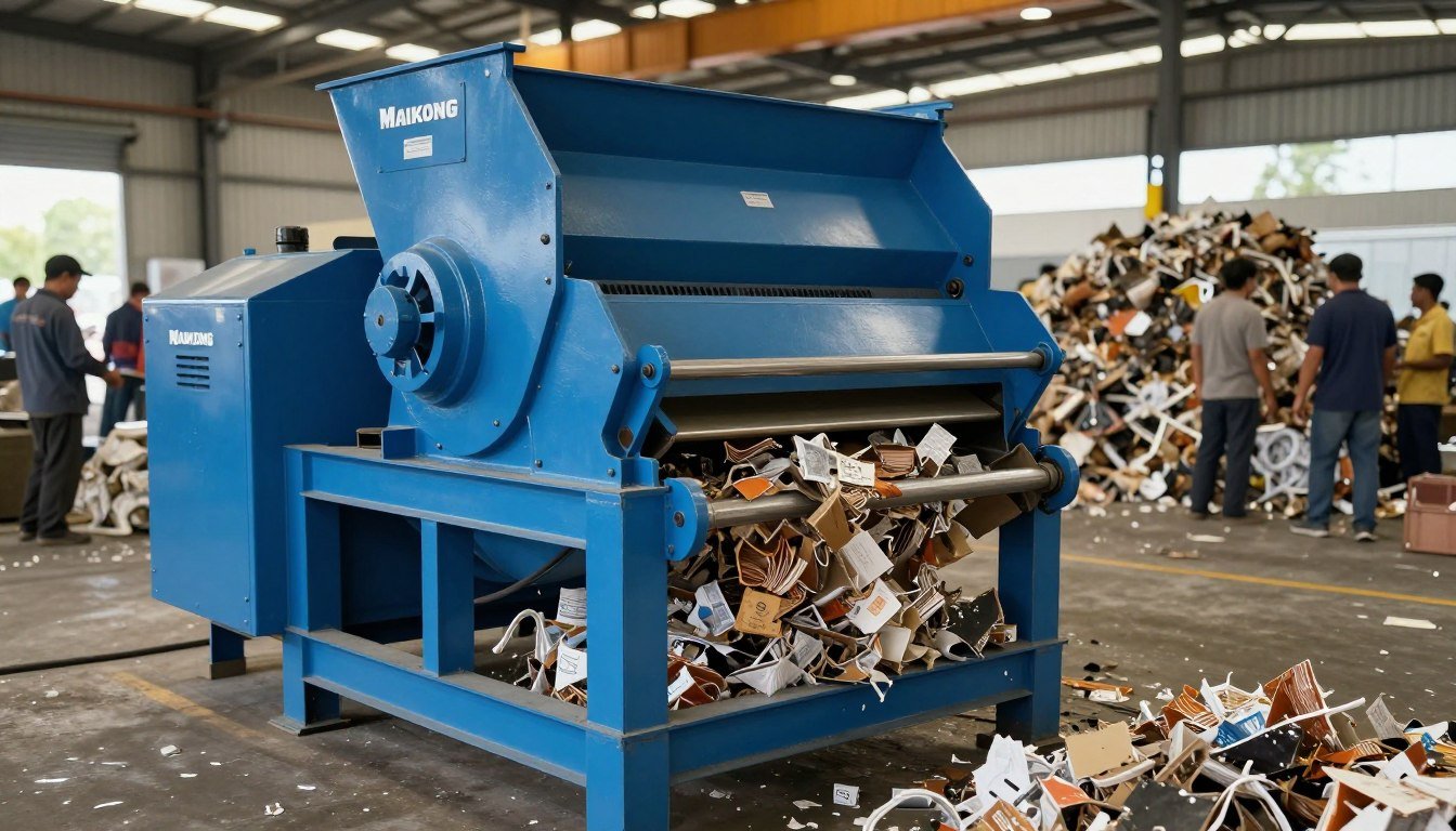 MAIKONG plastic shredder installed in Philippine recycling facility