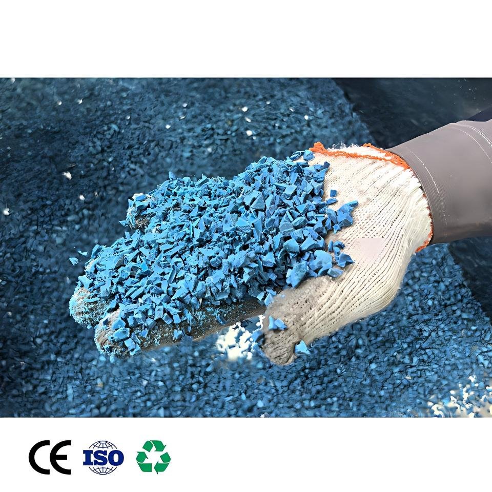Plastic Shredder Solutions: Transforming Agricultural Waste Management in Philippine Banana and Pineapple Plantations 12 Industrial plastic shredder processing agricultural waste in Philippine banana plantation