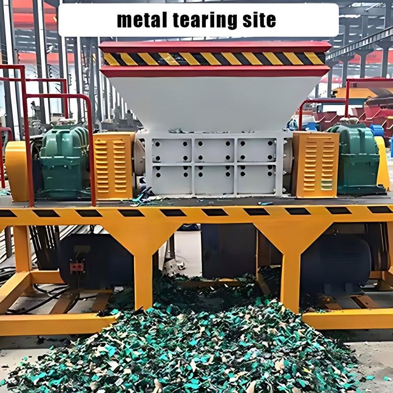 Modern industrial shredding equipment in a Philippine logistics warehouse